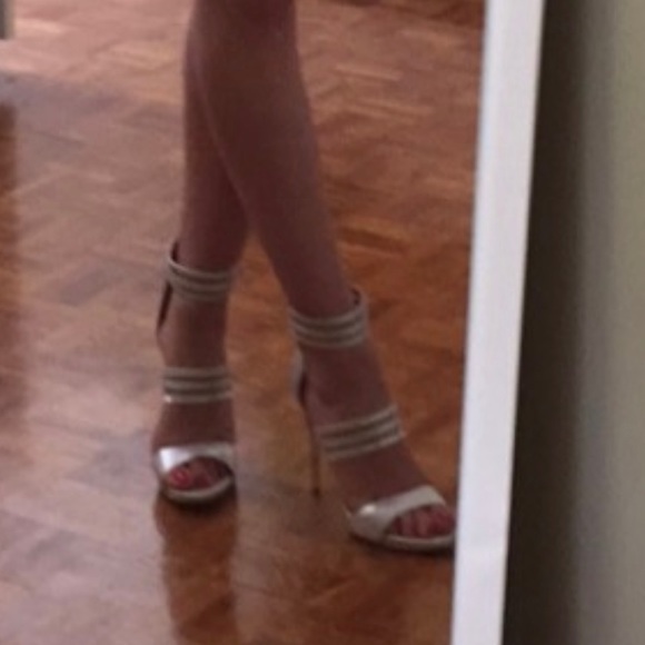 Marciano Silver High Heels - Picture 8 of 11